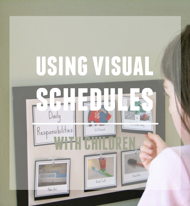 Using visual schedules with children
